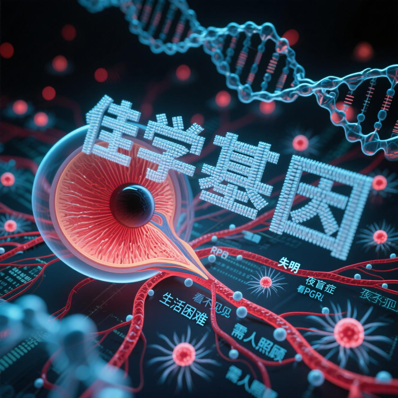 【俄罗斯专享会294基因检测】基因解码：非综合征性<font color='red'><font color='red'>视网膜</font><font color='red'>色素</font><font color='red'>变性</font></font>的基因解剖